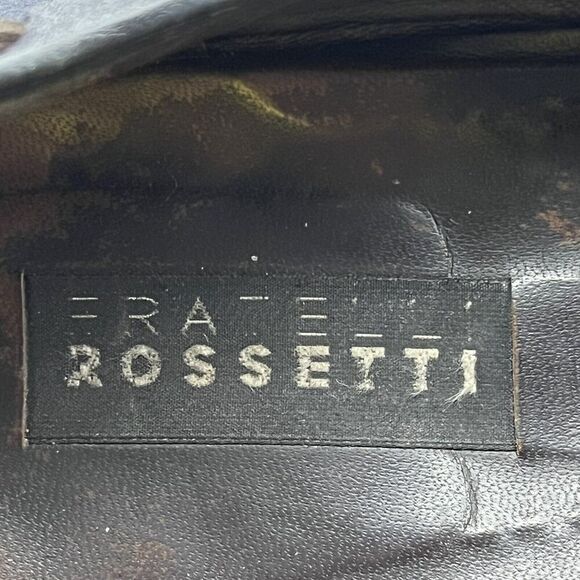 Fratelli Rossetti Brera Men Size 12 Shoes Navy Blue Suede Slip-On Tassel Loafers - Picture 9 of 11